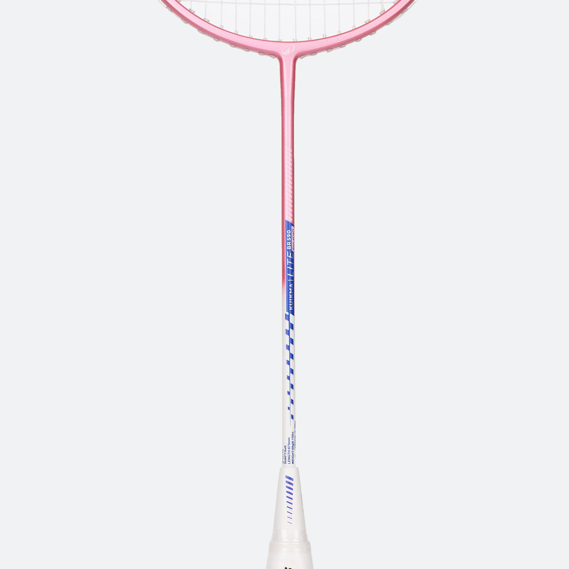 Pink Badmiton Racket ADULT BADMINTON RACKET BR 590 SET LITE TURQUOISE PINK