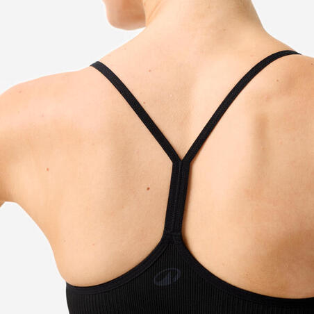 Топ спортивний жіночий чорний