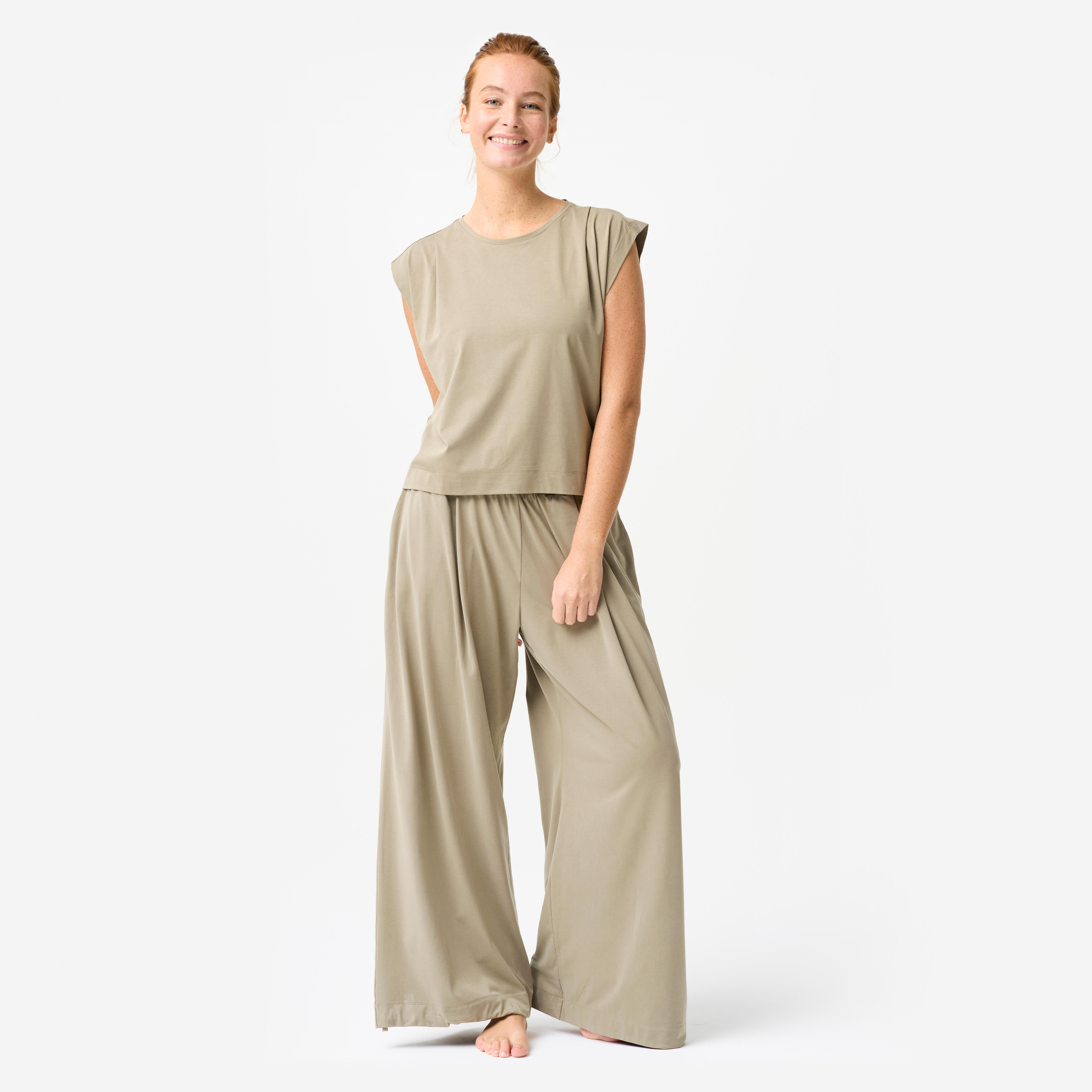 T-shirt de yoga femme, Retreat - DECATHLON