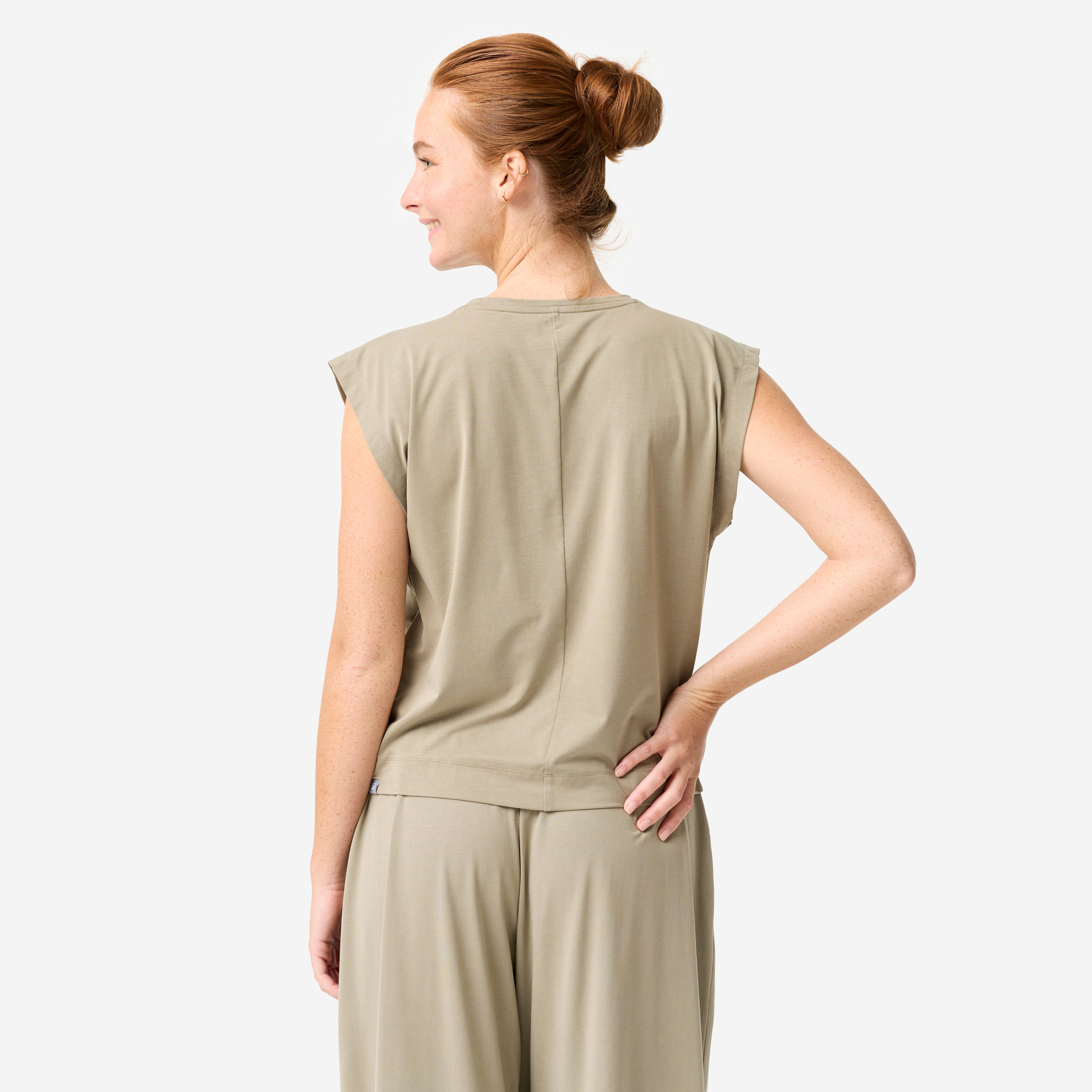 T-shirt de yoga femme, Retreat - DECATHLON