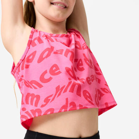 Топ вкорочений для дівчат рожевий