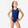 Body pentru gimnastică elegant bleumarin, fete