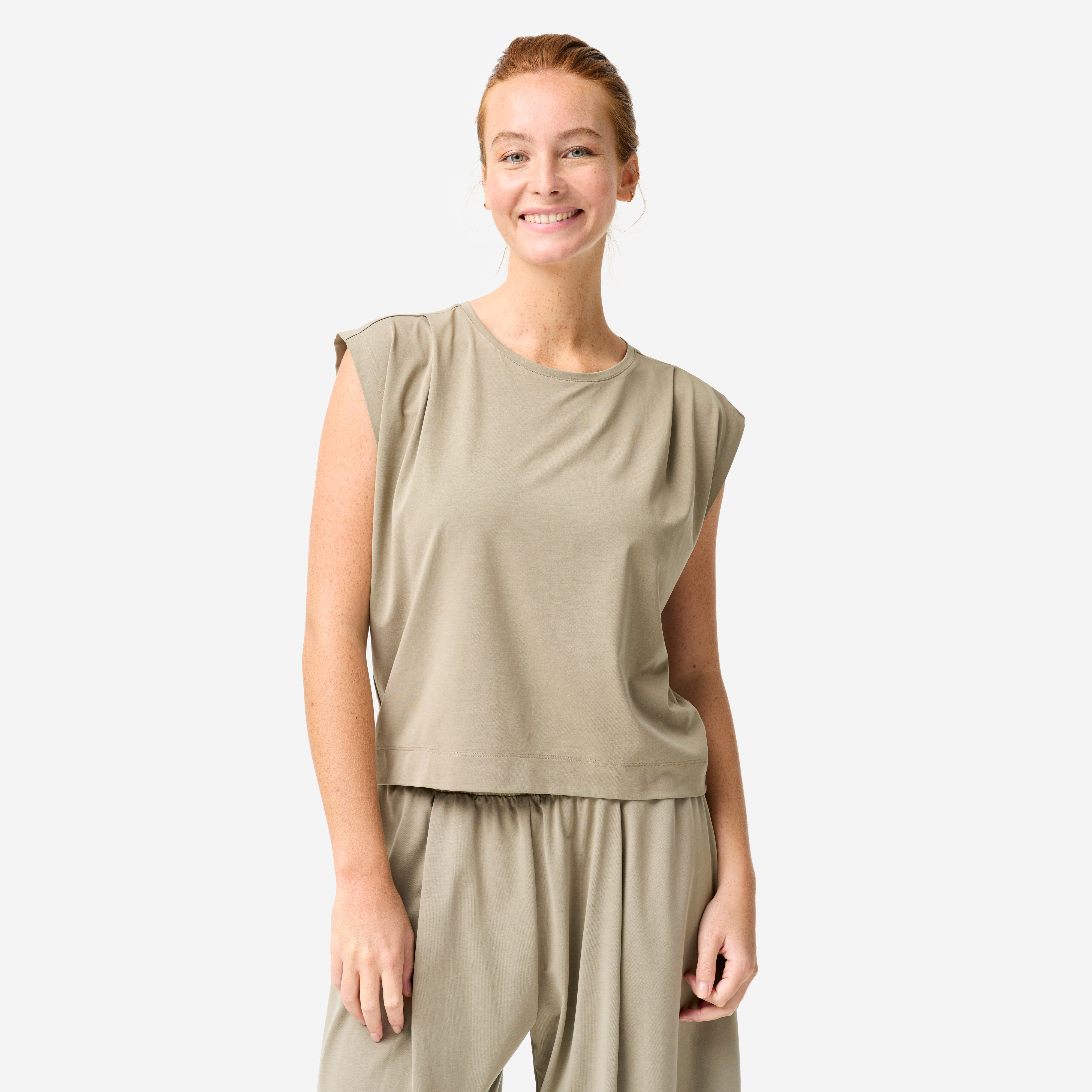T-shirt de yoga femme, Retreat - DECATHLON