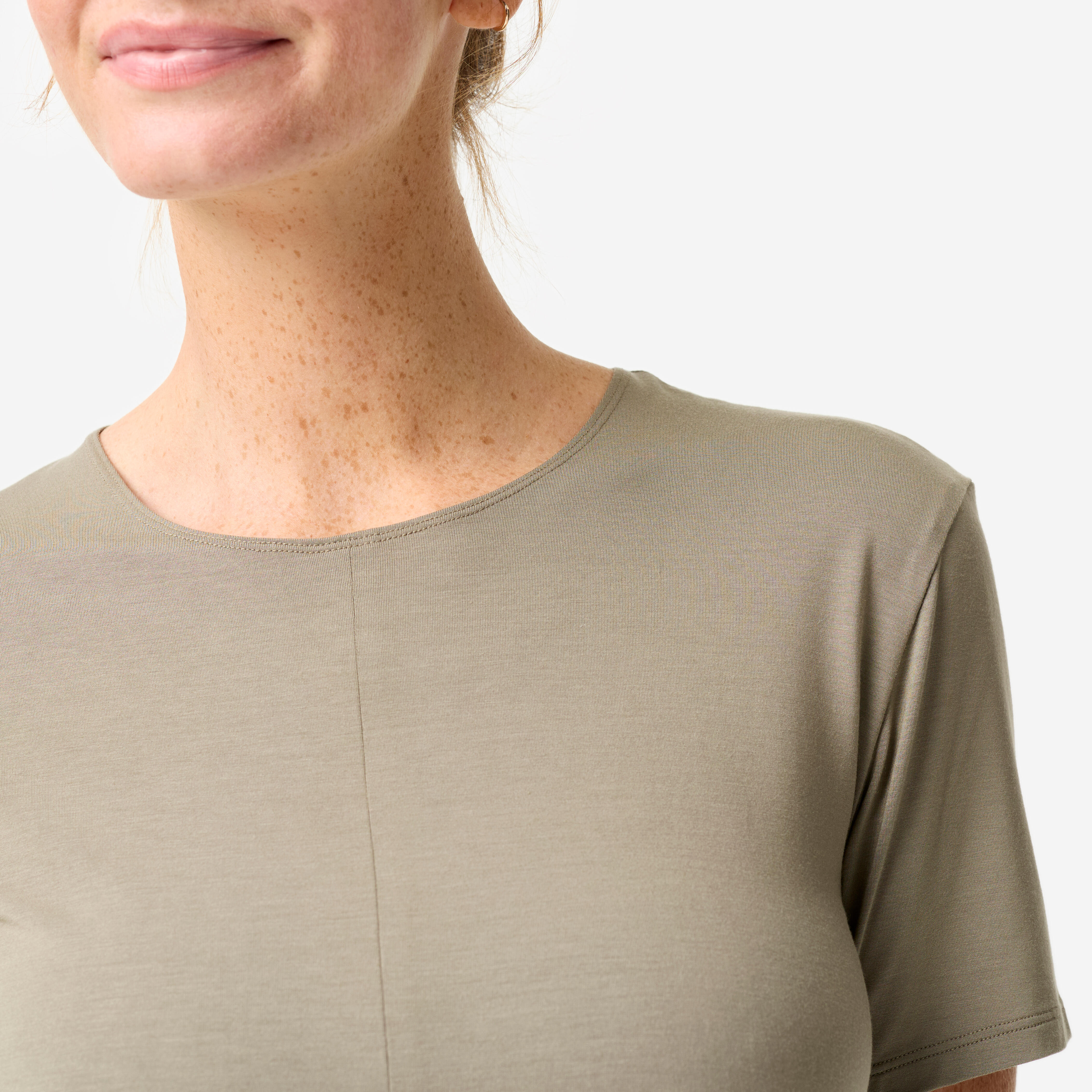 T-shirt twist, brun - DECATHLON