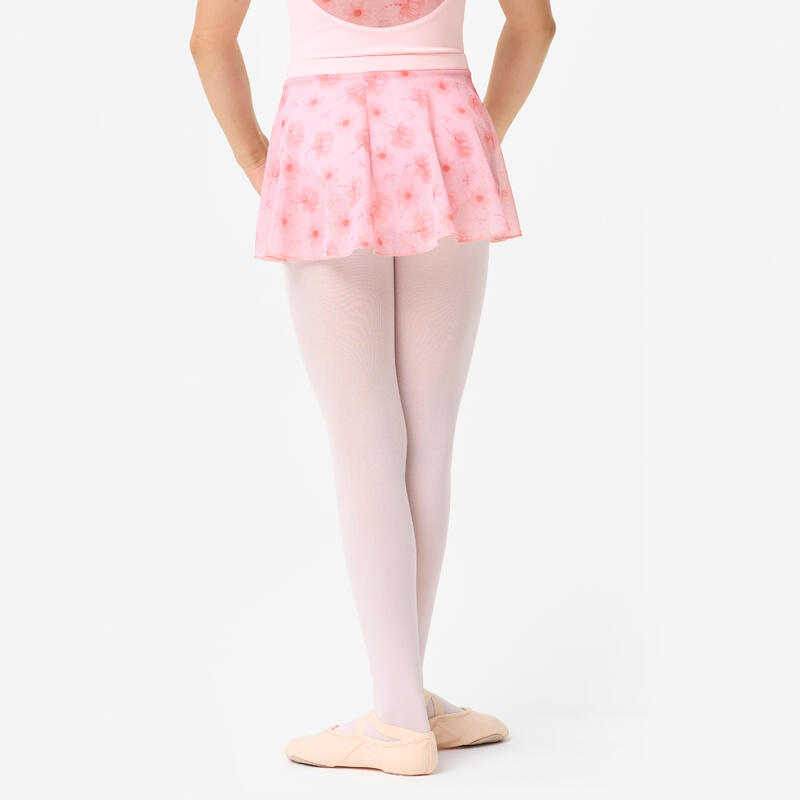 Fustiță pentru dans clasic, cu imprimeu roz