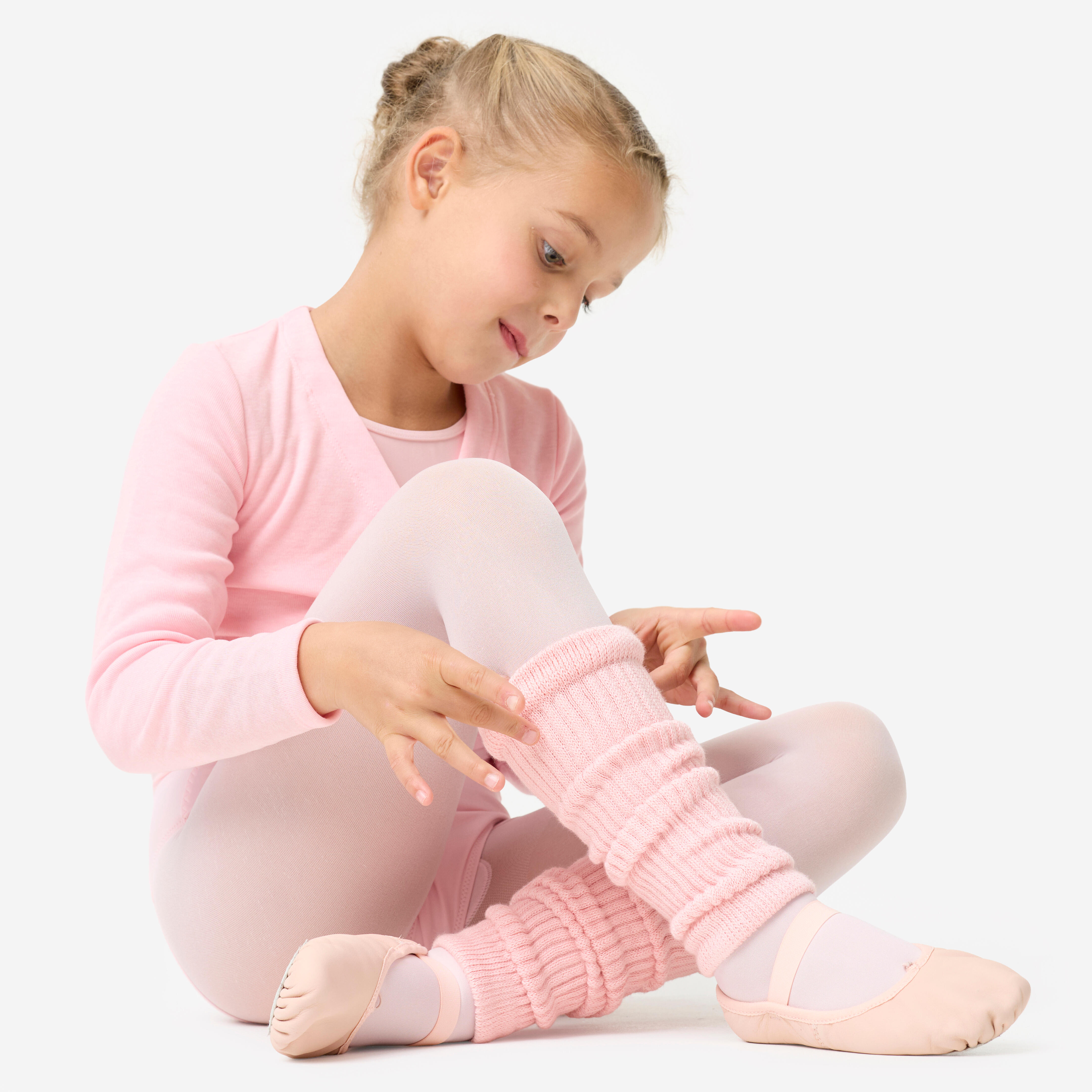 Girls' Dance Leg Warmers - Pink - DOMYOS
