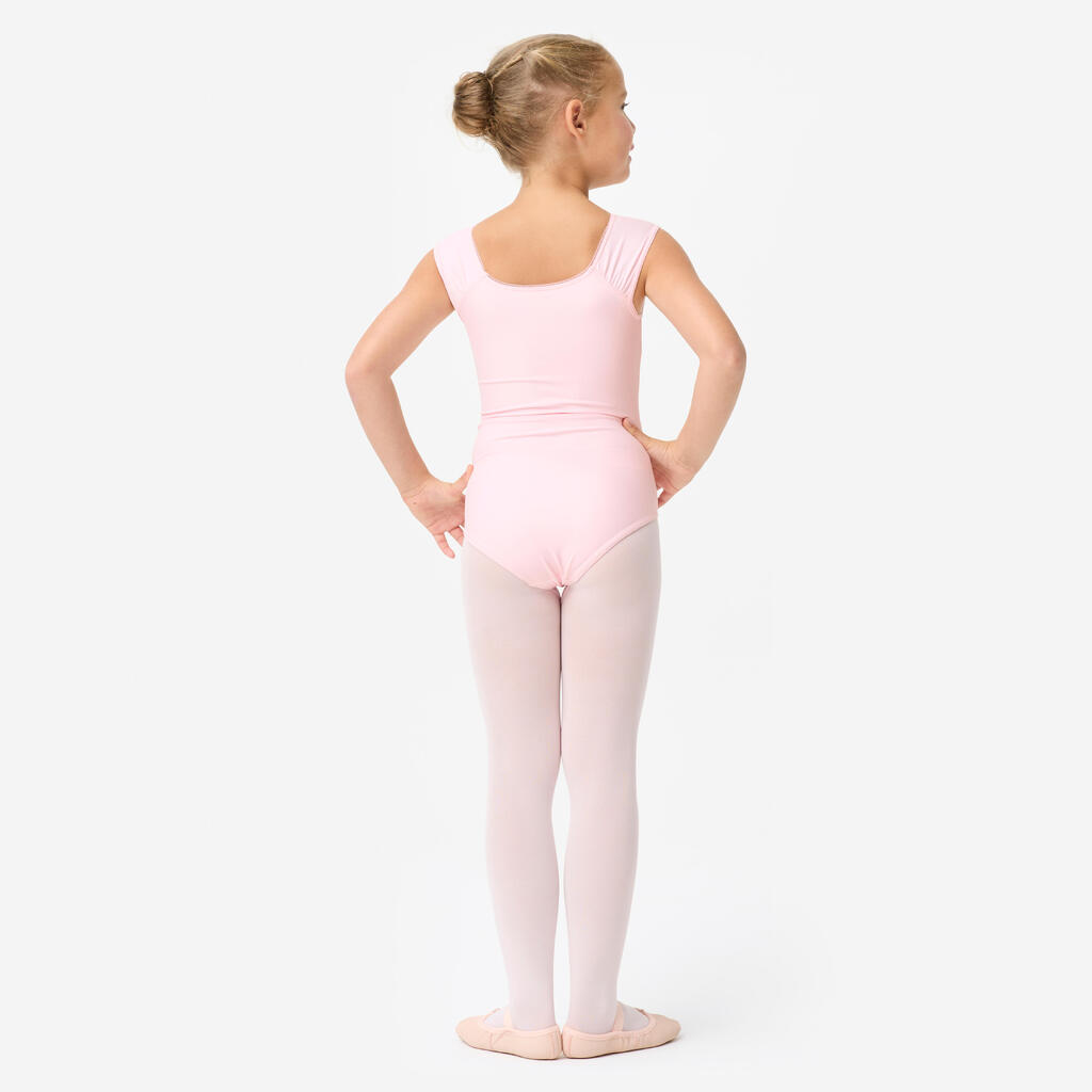 Justaucorps danse manches courtes - rose