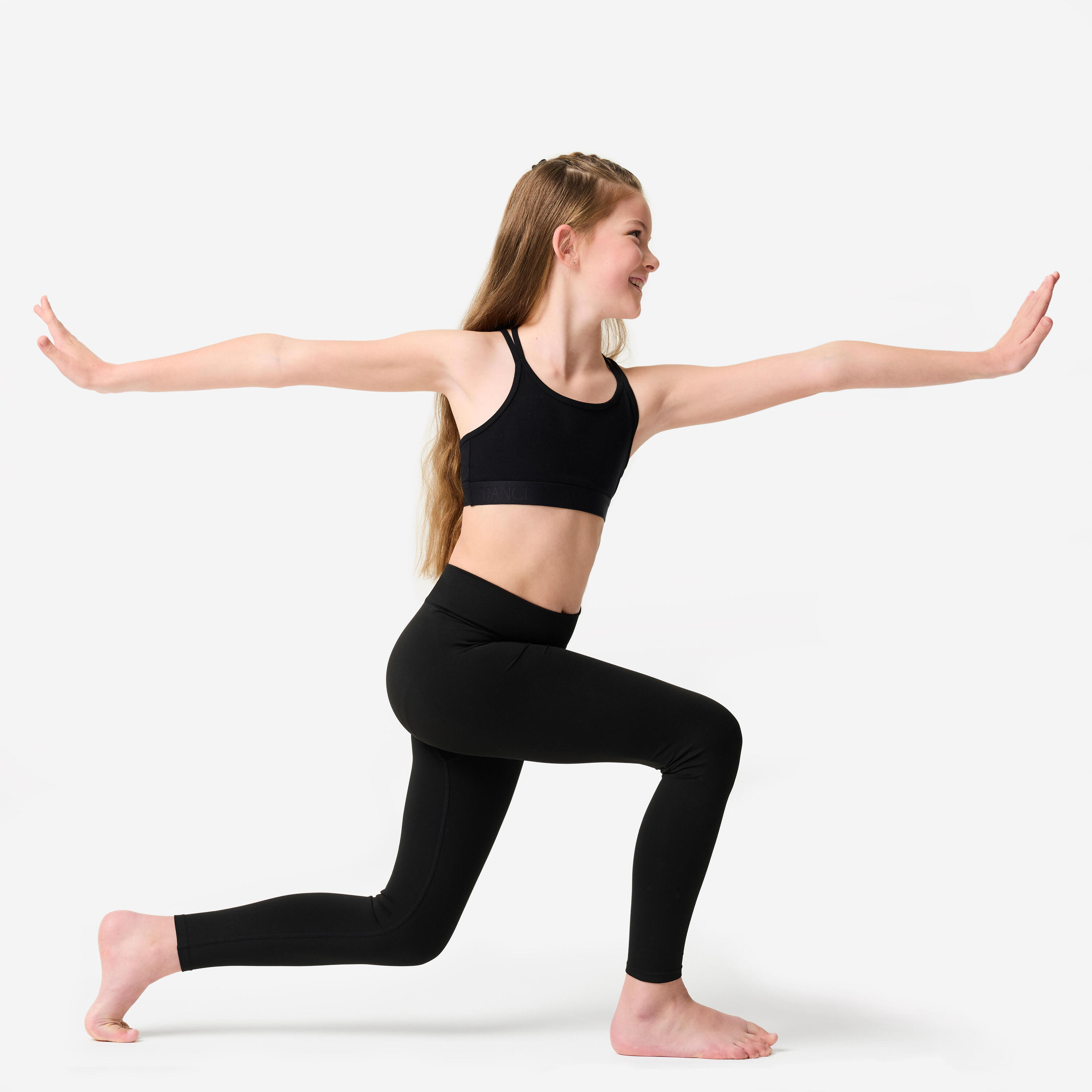 Legging de danse moderne à taille haute enfant 2/11