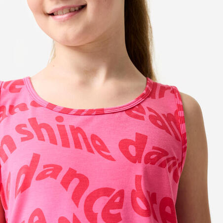 Топ вкорочений для дівчат рожевий