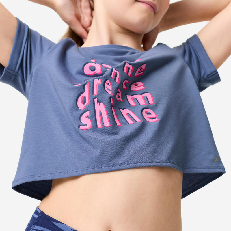 Lány tánc crop top 