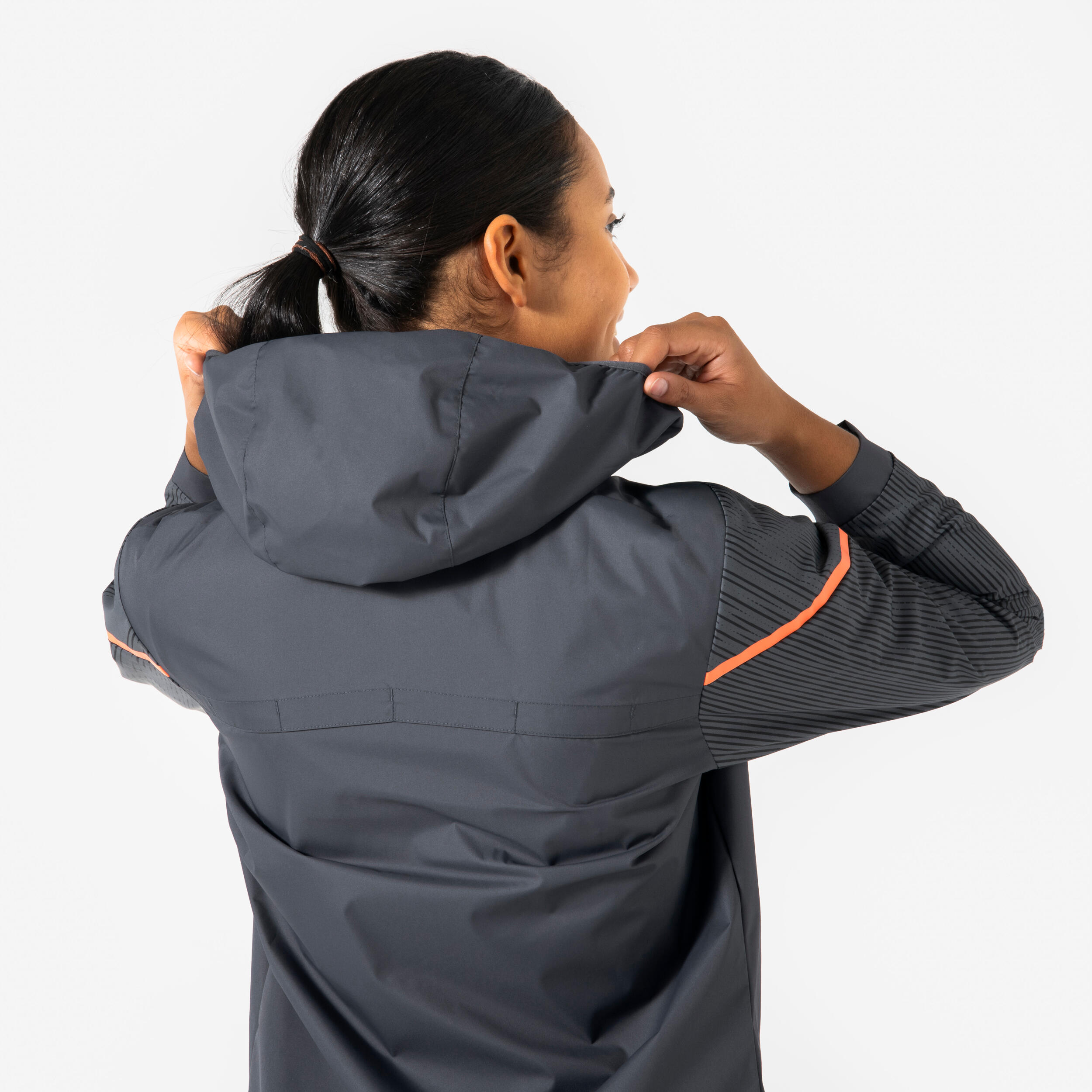 Coupe-pluie de football Viralto Femme Gris Pêche 5/10
