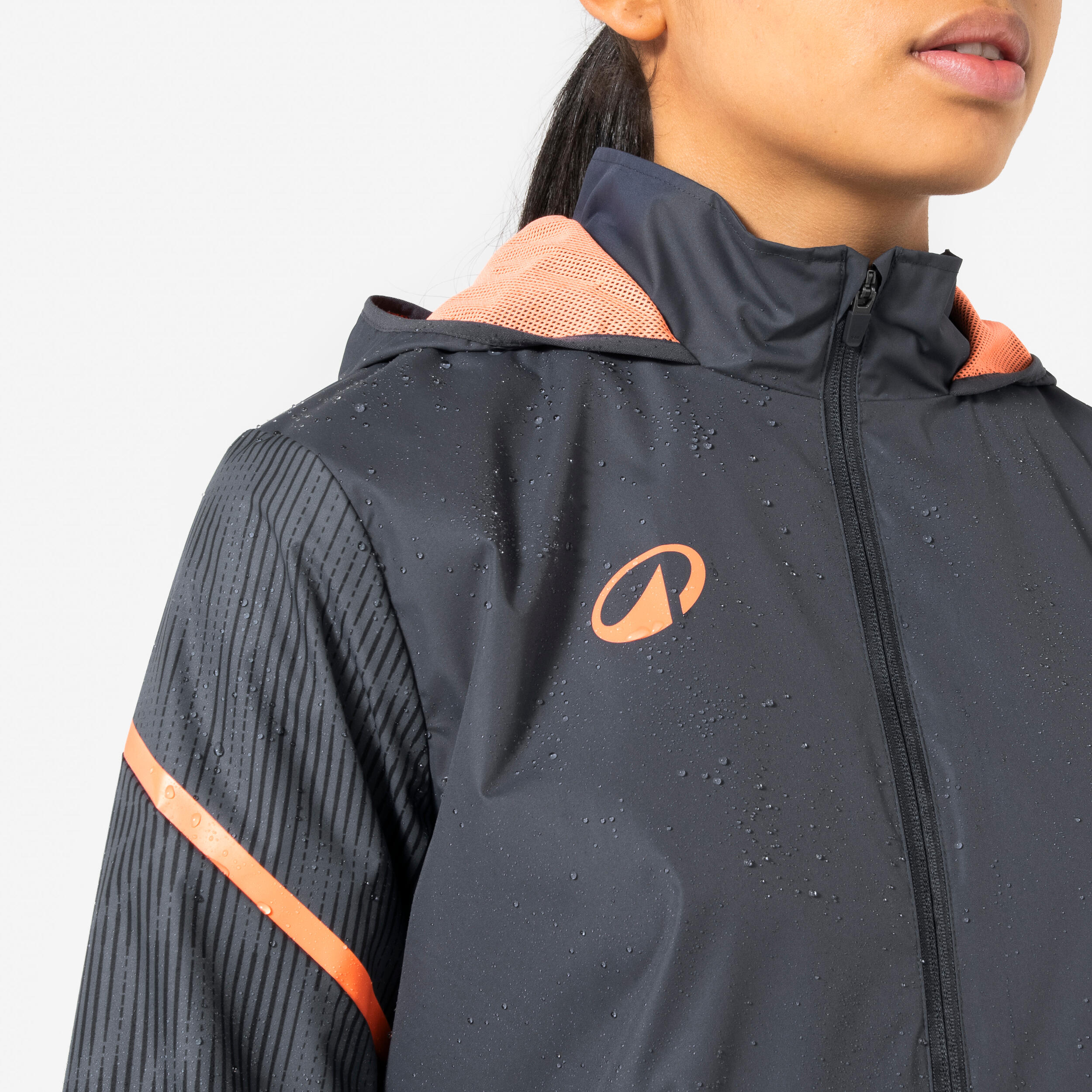 Coupe-pluie de football Viralto Femme Gris Pêche 3/10