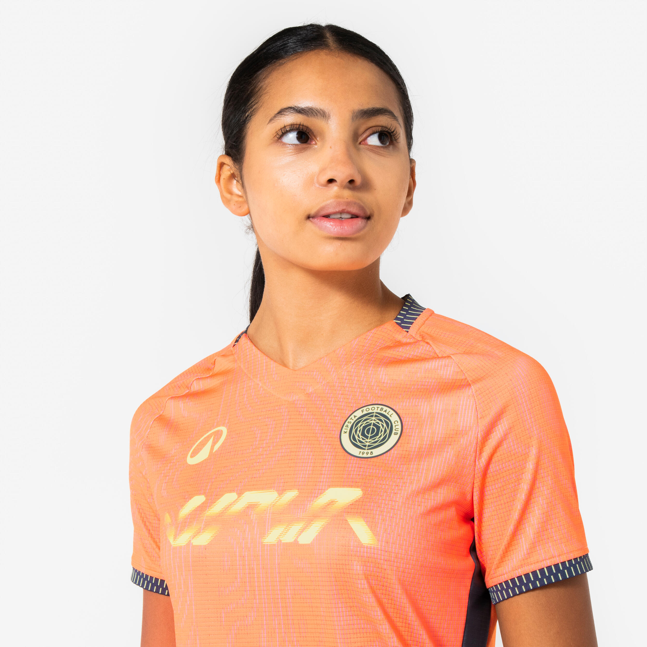 Chandail de soccer à manches courtes femme, Viralto II 3/10