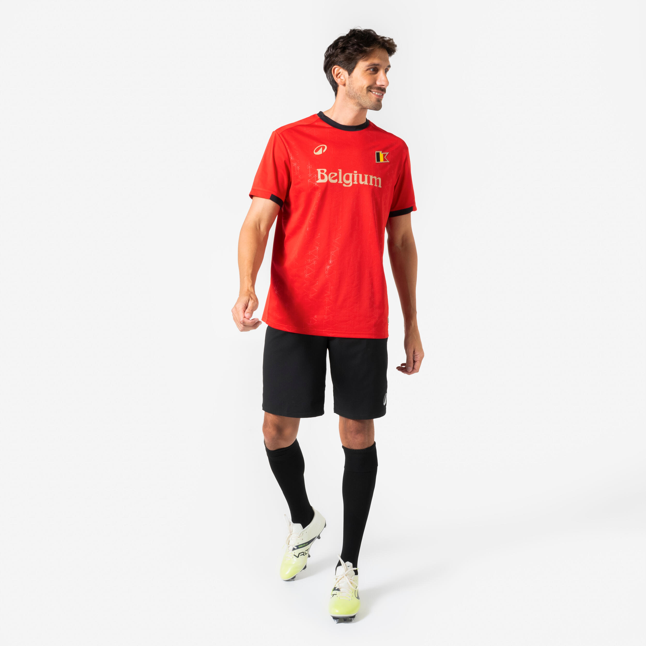 Fan-Fussballtrikot Belgien für Erwachsene 2026 4/9