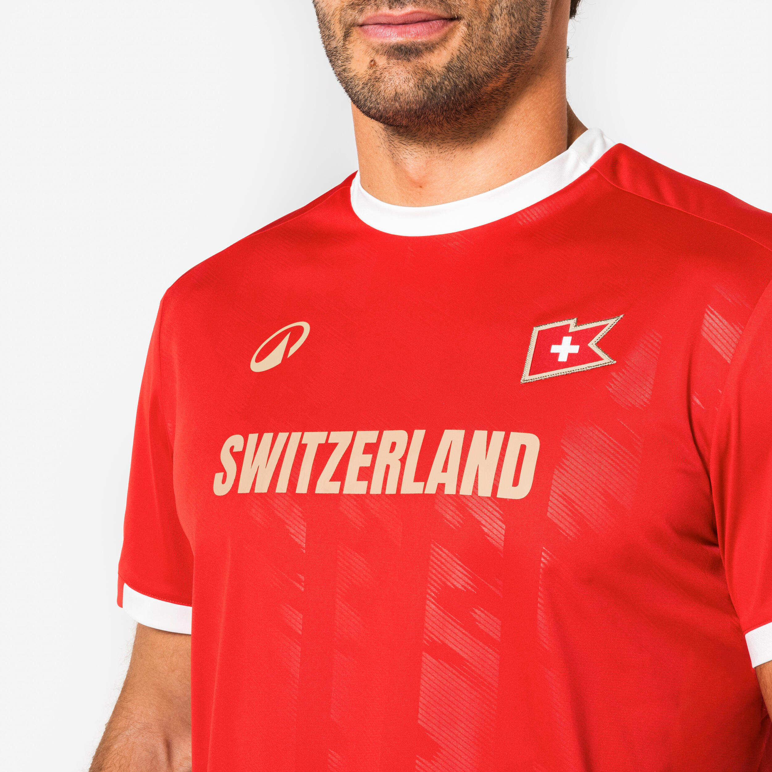 Camisola de Futebol Adepto Suíça Adulto 2026 4/7