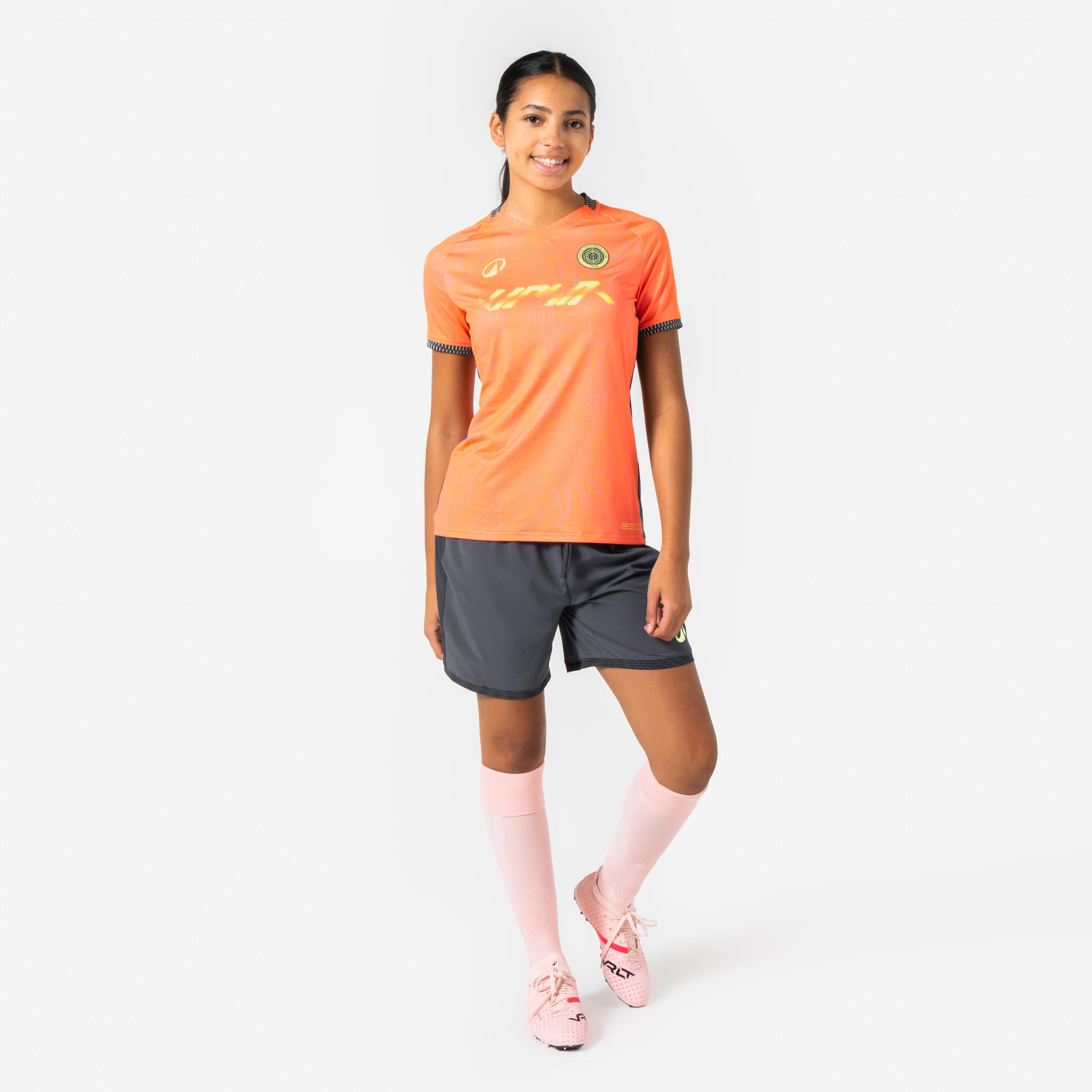 Chandail de soccer à manches courtes femme, Viralto II 2/10
