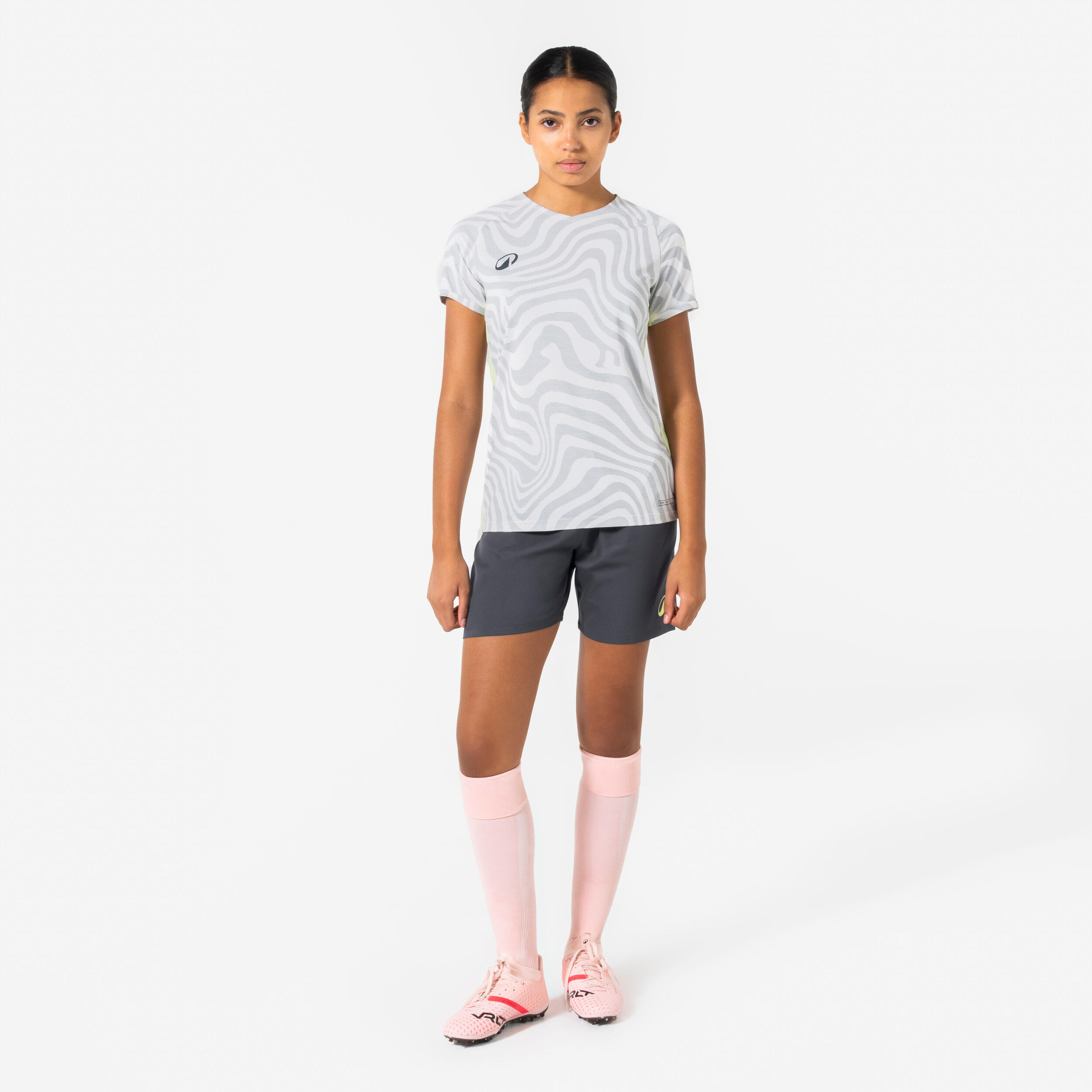 Chandail de soccer à manches courtes femme, Viralto 2/7