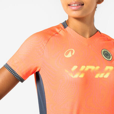 Футболка жіноча Viralto II для футболу світло-помаранчева