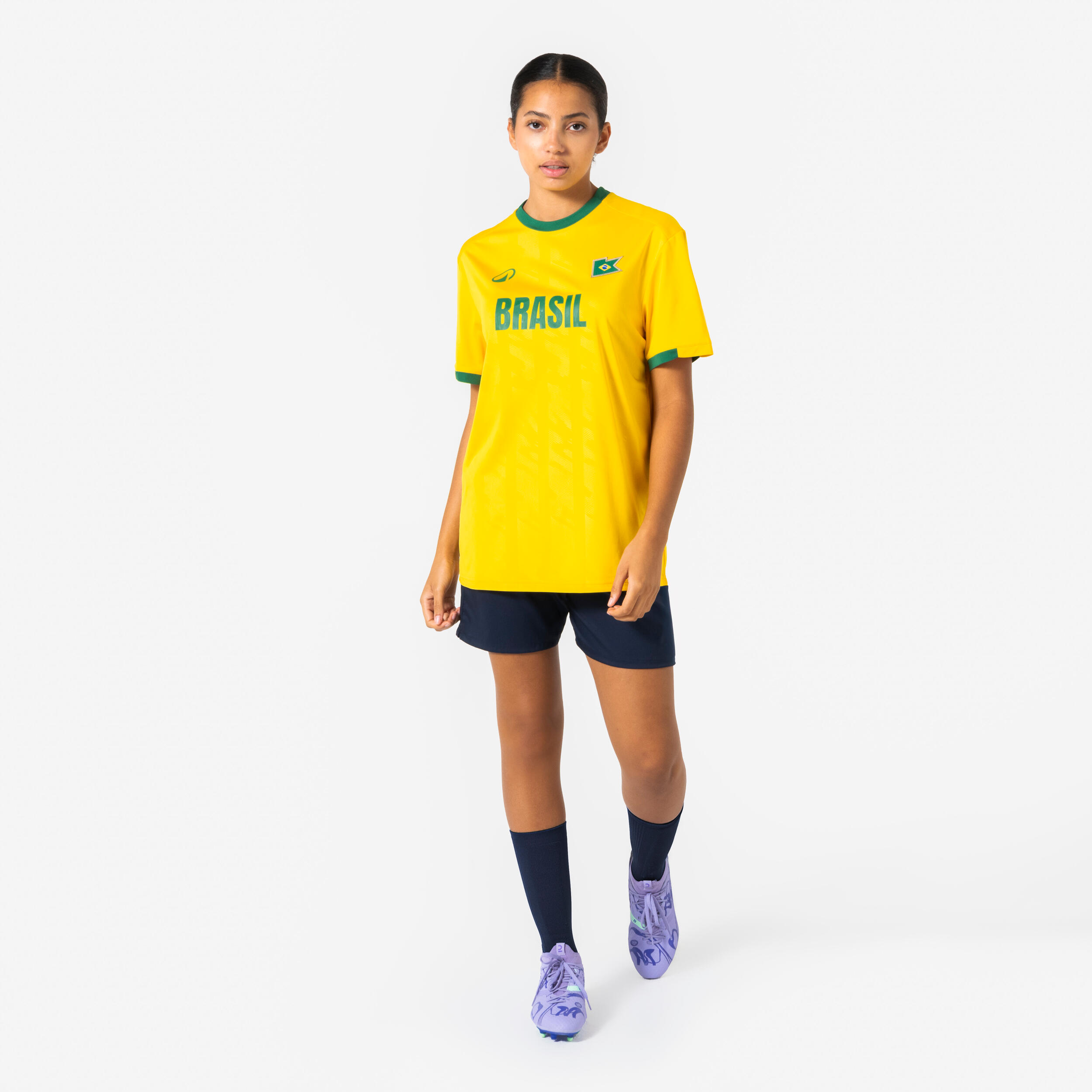 Brazil Supporter Soccer Jersey - KIPSTA