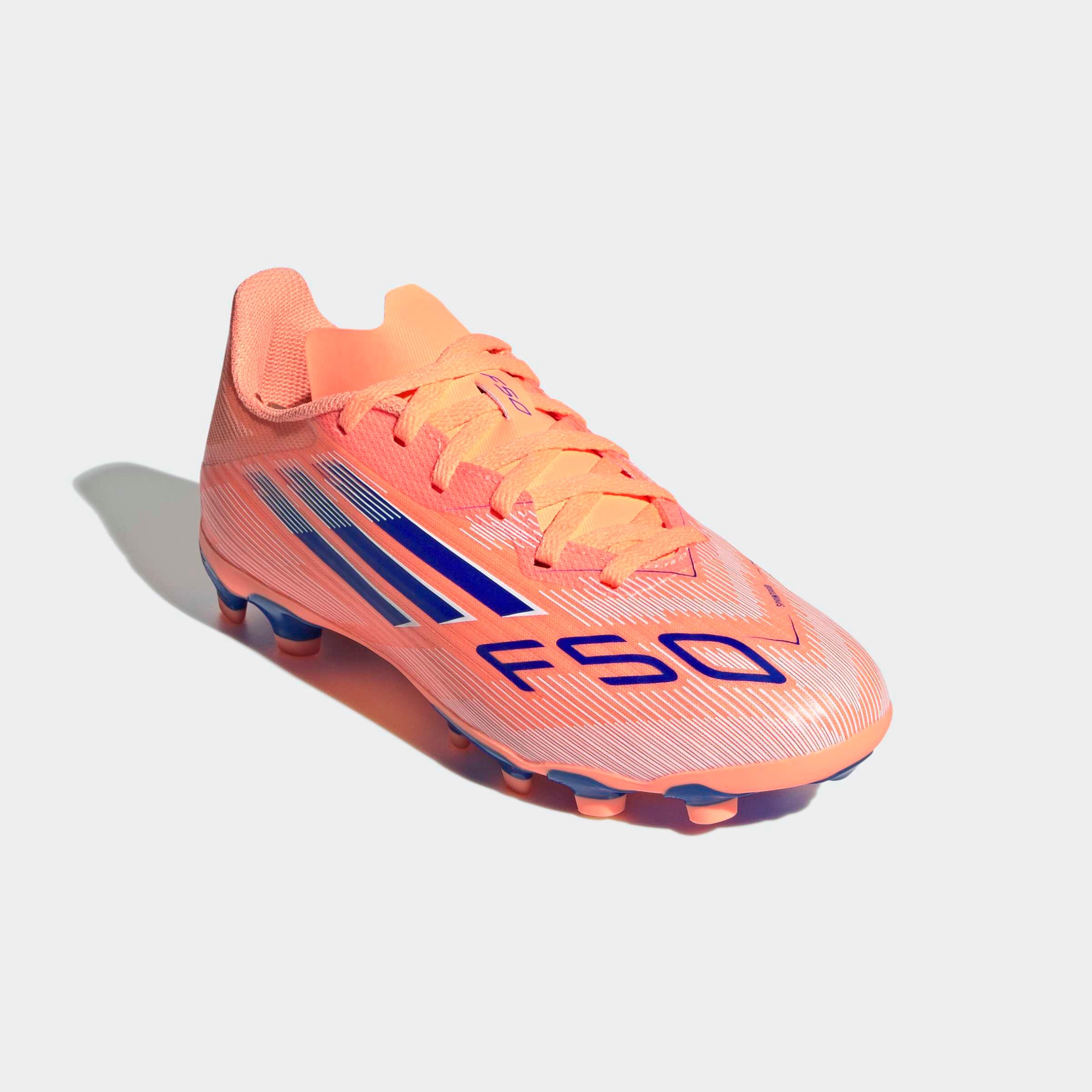 Chuteiras de Futebol Criança F50 LEAGUE Multipiso Laranja 2/10