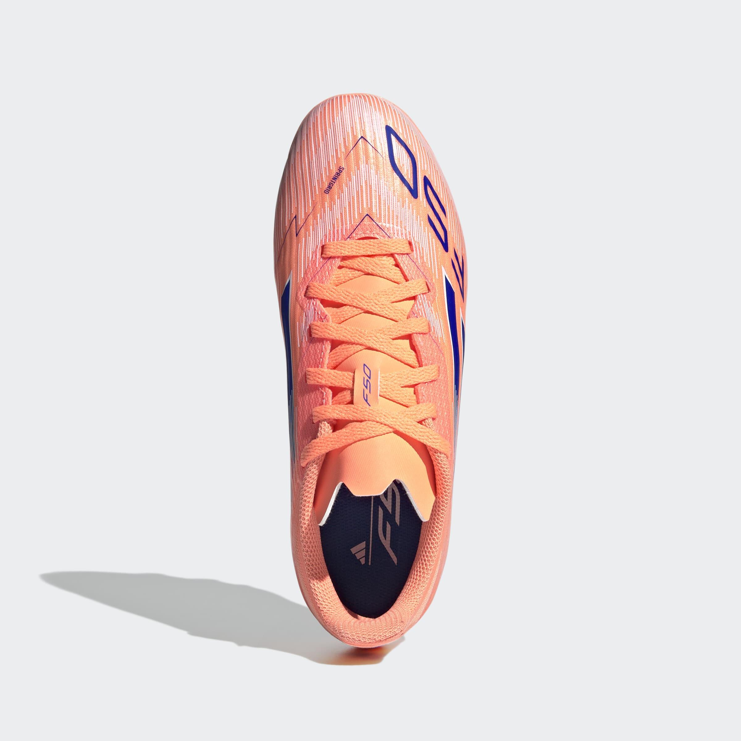 Chuteiras de Futebol Criança F50 LEAGUE Multipiso Laranja 5/10