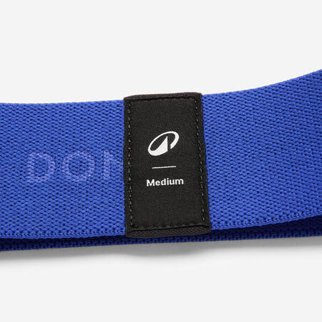 Стрічка-еспандер для тренування сідниць з середнім рівнем опору темно-синя