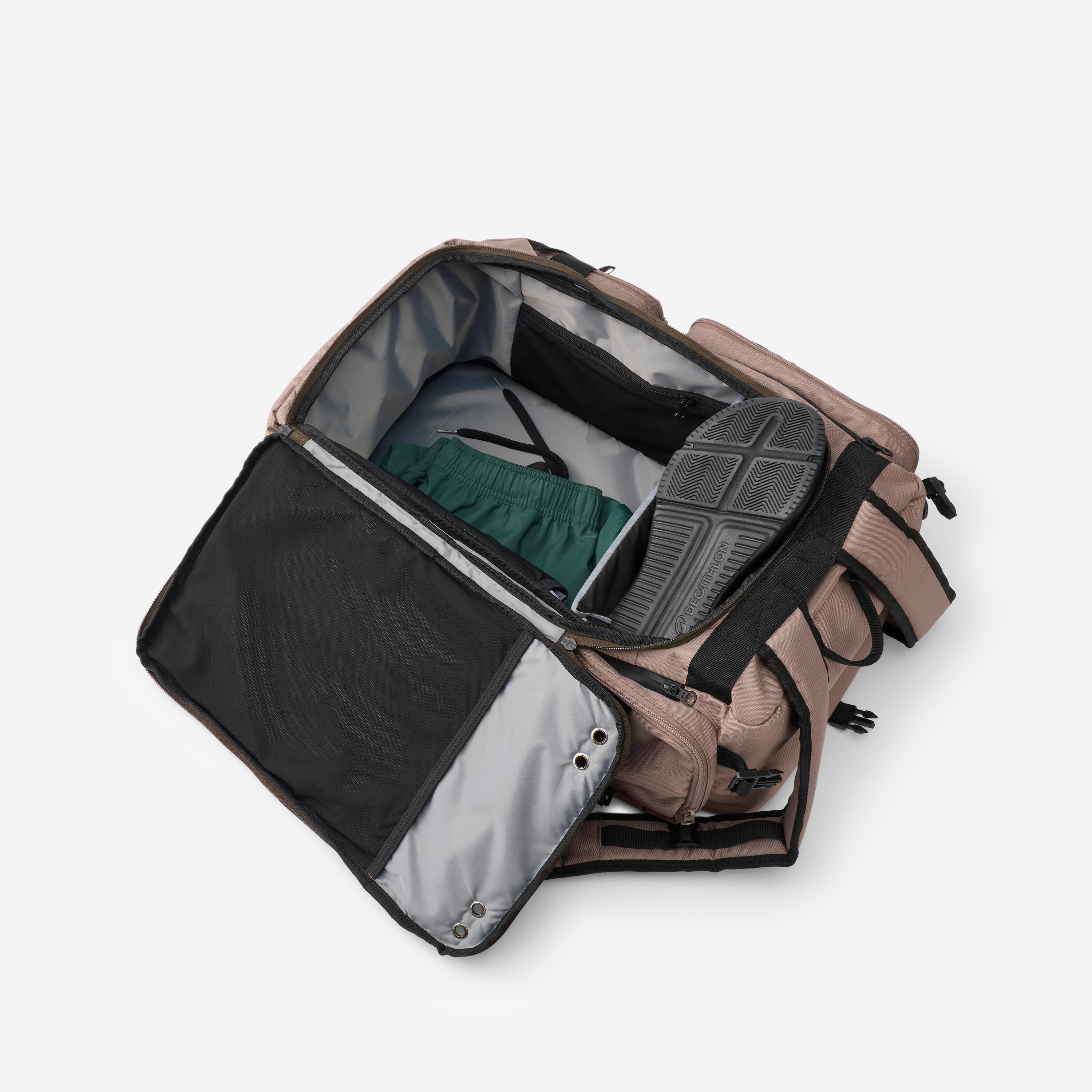 Tasche für Kraft- und Crosstraining 50 L mit Iso-Tasche, mauve 5/11