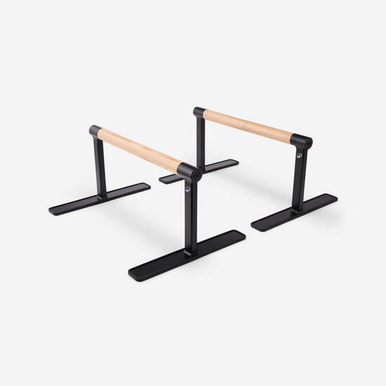 Parallettes avec embouts adhérents