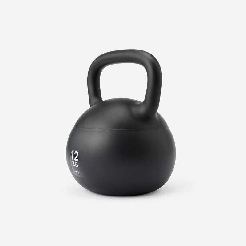Ganteră kettlebell 12 KG cu mâner lat