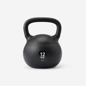 Kettlebell Pesa Rusa 12kg PVC Gris