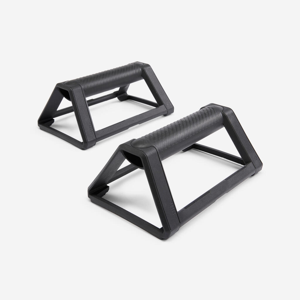 Push-up Bar Grips with Clip-On Wobble Base