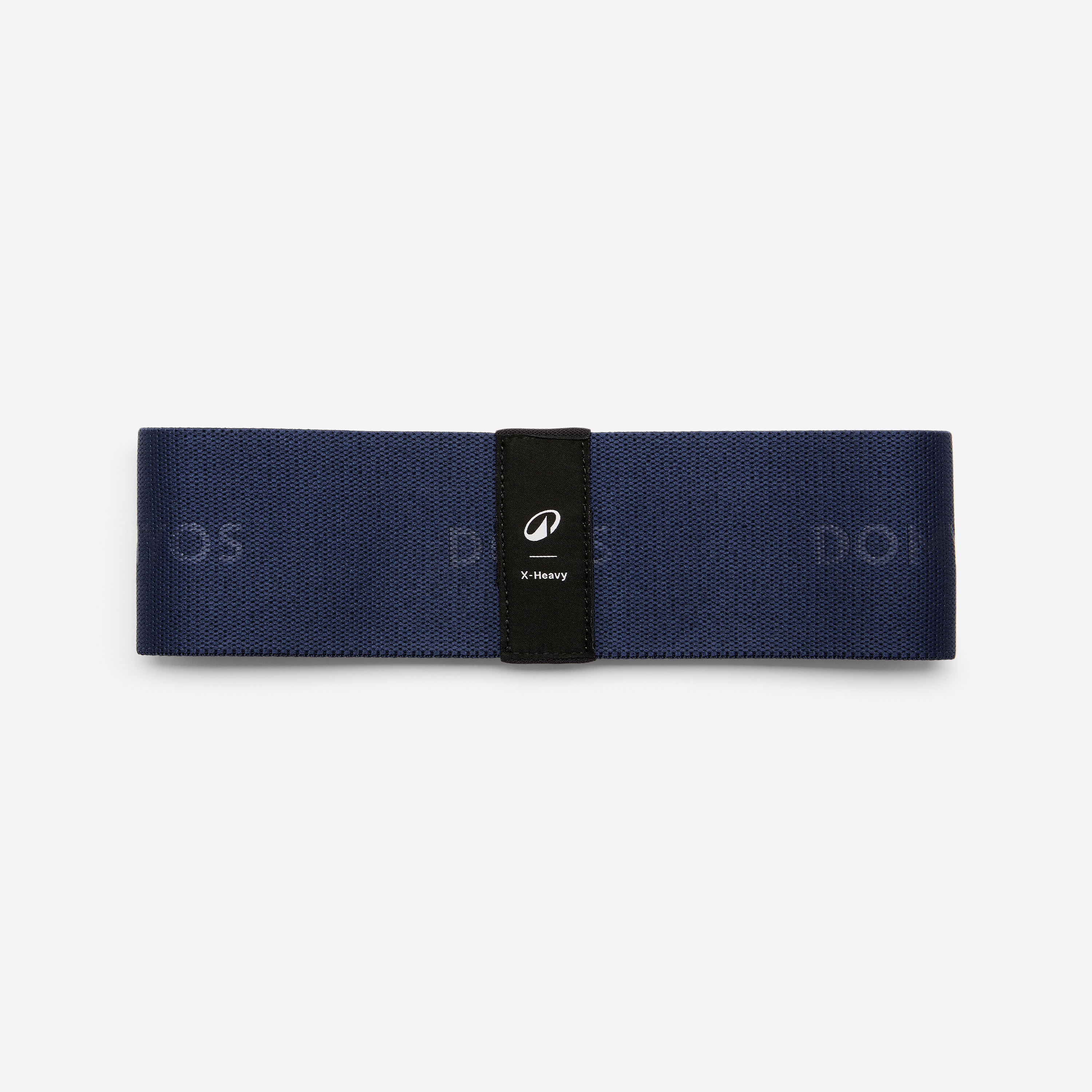Élastique textile pour fessier de fitness résistance très forte, bleu foncé - CORENGTH