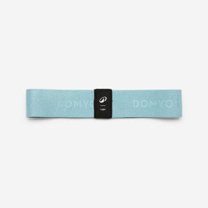 Banda Elástica Fitness Azul Textil Glúteos Resistencia Ligera