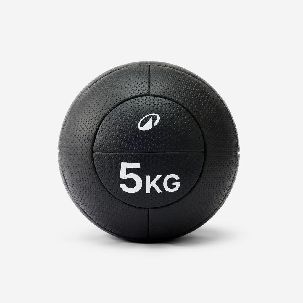 Črna medicinska žoga 5 kg
