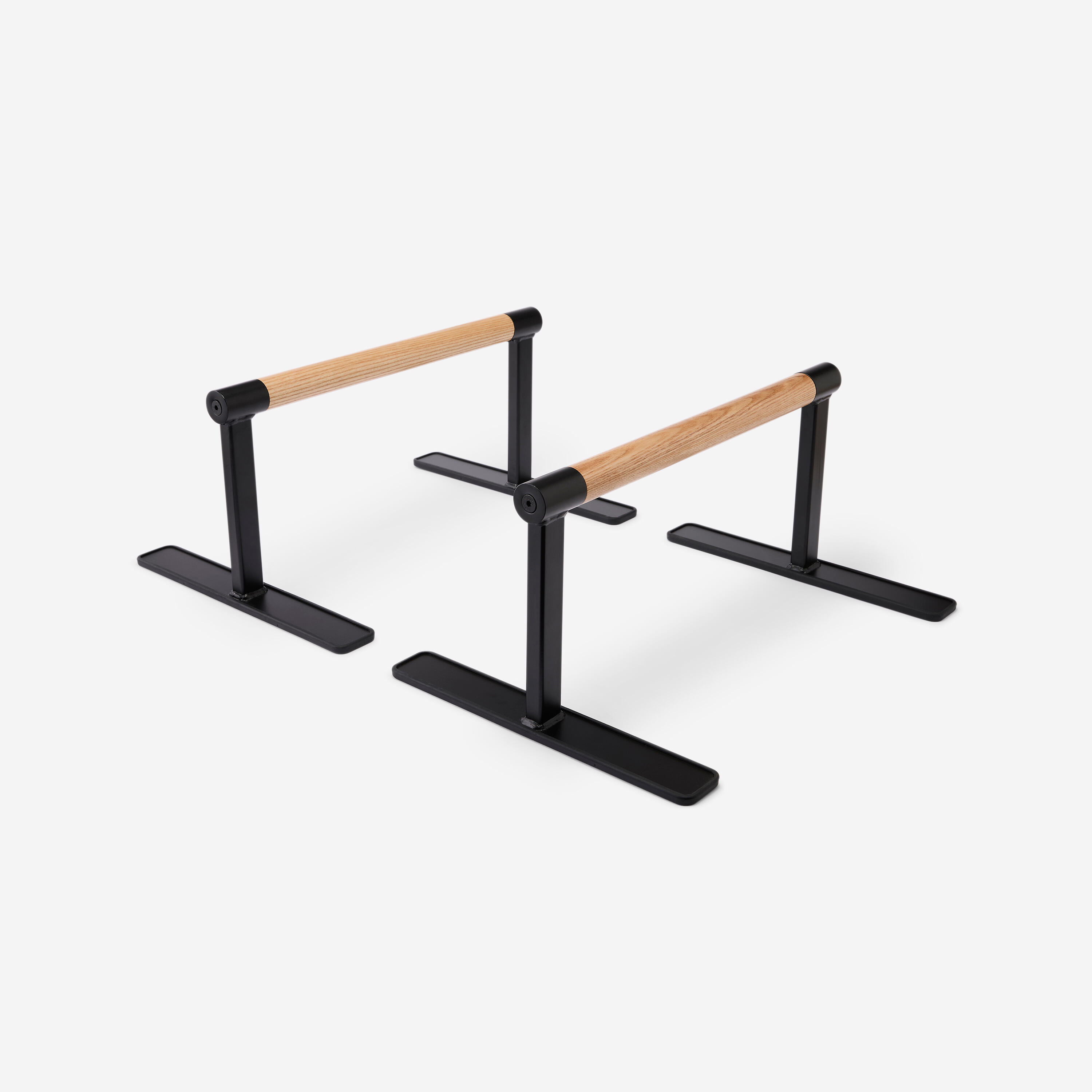 Parallettes en bois pour callisthénie, antidérapantes et solides 2/7