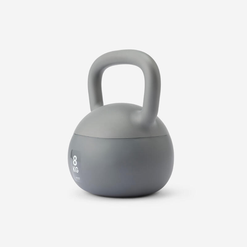 Ganteră kettlebell 8 KG cu mâner lat