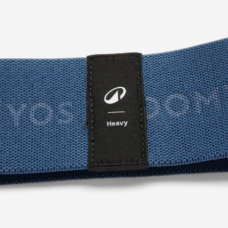 Стрічка-еспандер для тренування сідниць з високим рівнем опору темно-синя