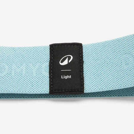 Стрічка-еспандер для тренування сідниць з низьким рівнем опору блакитна