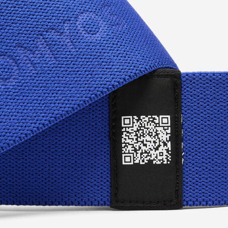 Стрічка-еспандер для тренування сідниць з середнім рівнем опору темно-синя