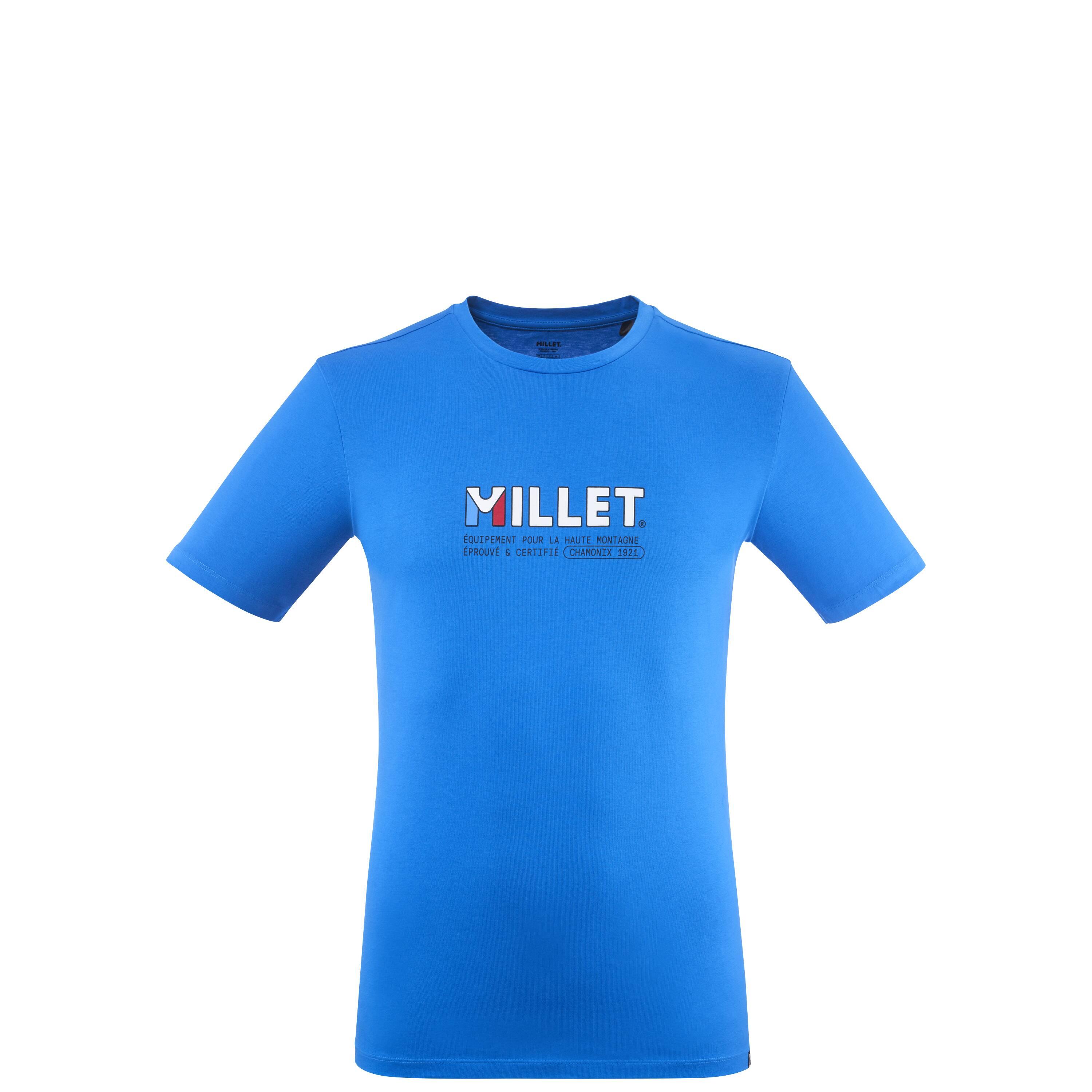 *FR T-SHIRT  Millet Bleu homme 3/4