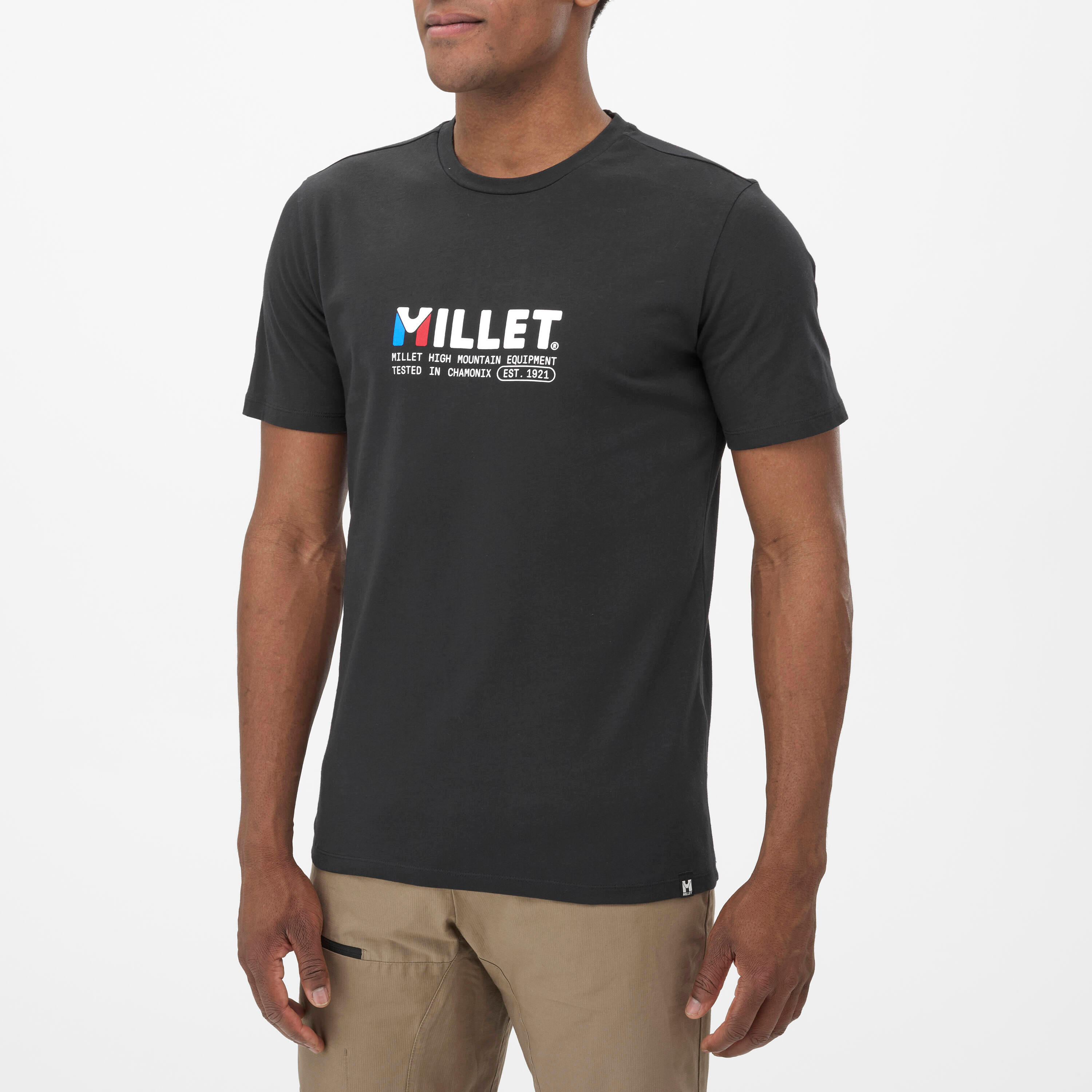 *FR T-SHIRT Millet noir homme