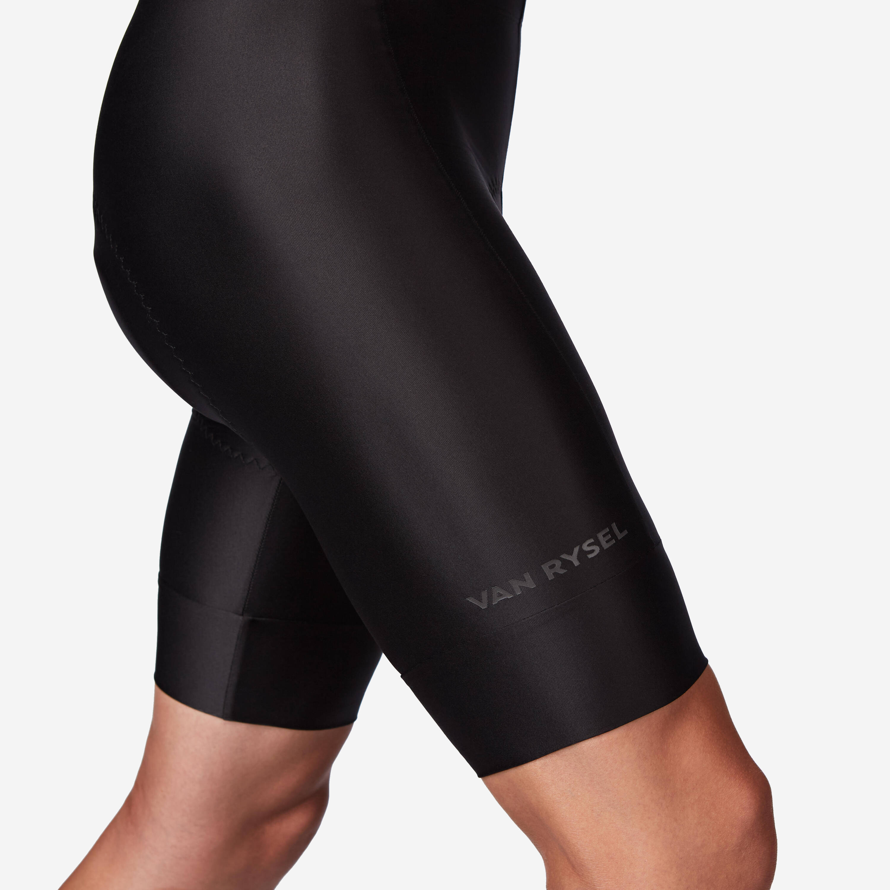 Men's Road Cycling Bibless Shorts Essential - Black -  3