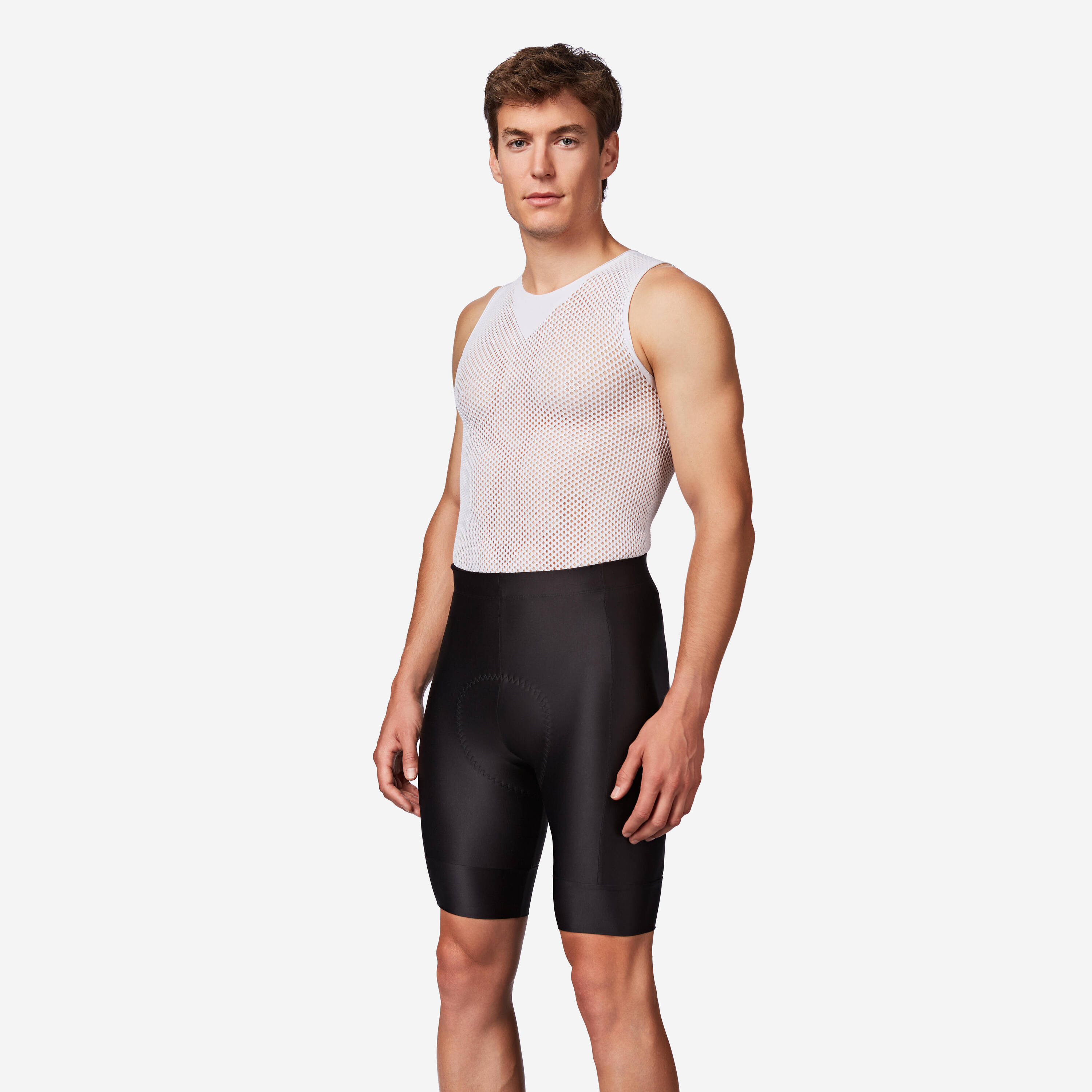 Men's Road Cycling Bibless Shorts Essential - Black -  4
