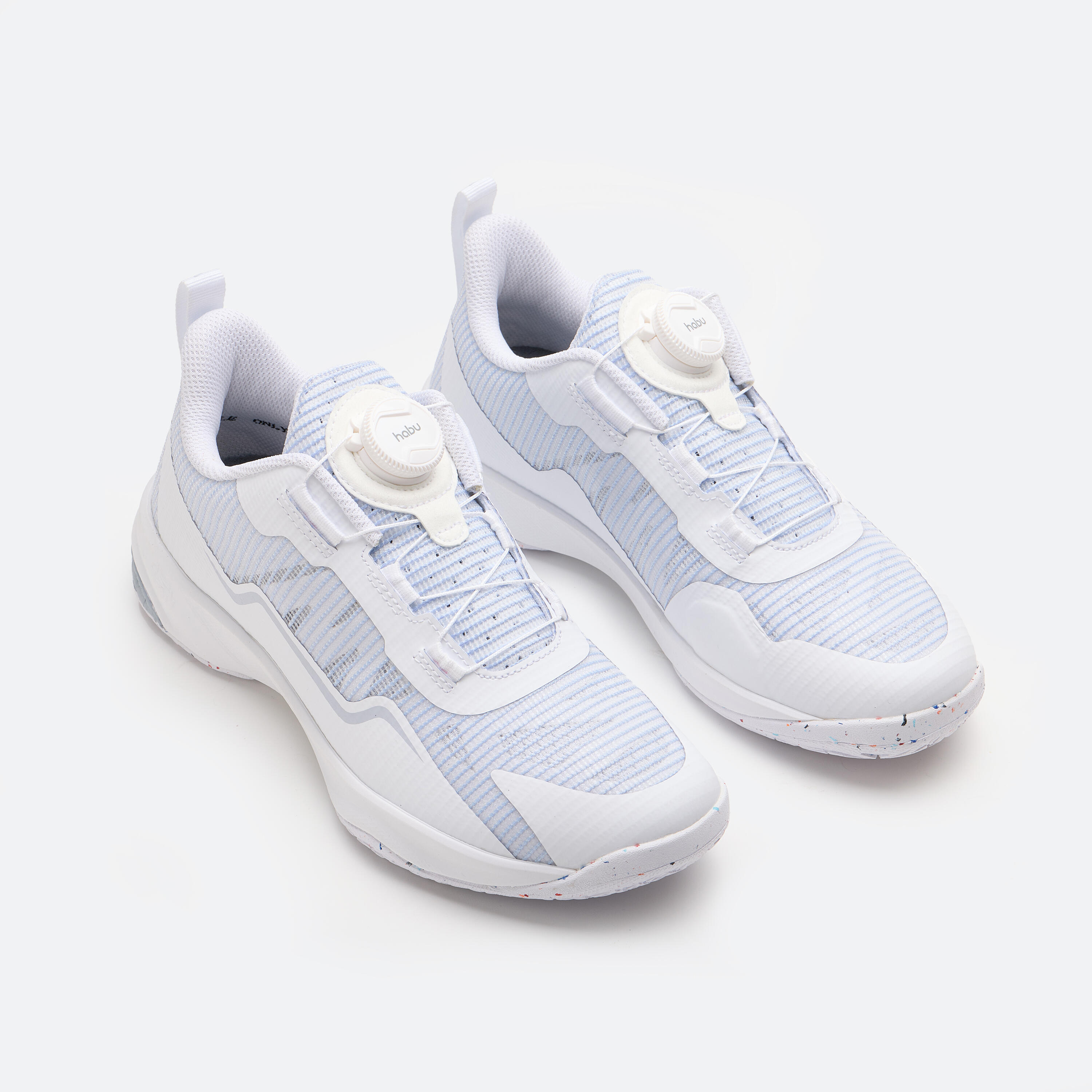 Scarpe badminton bambino BS 560 LITE bianche 2/6