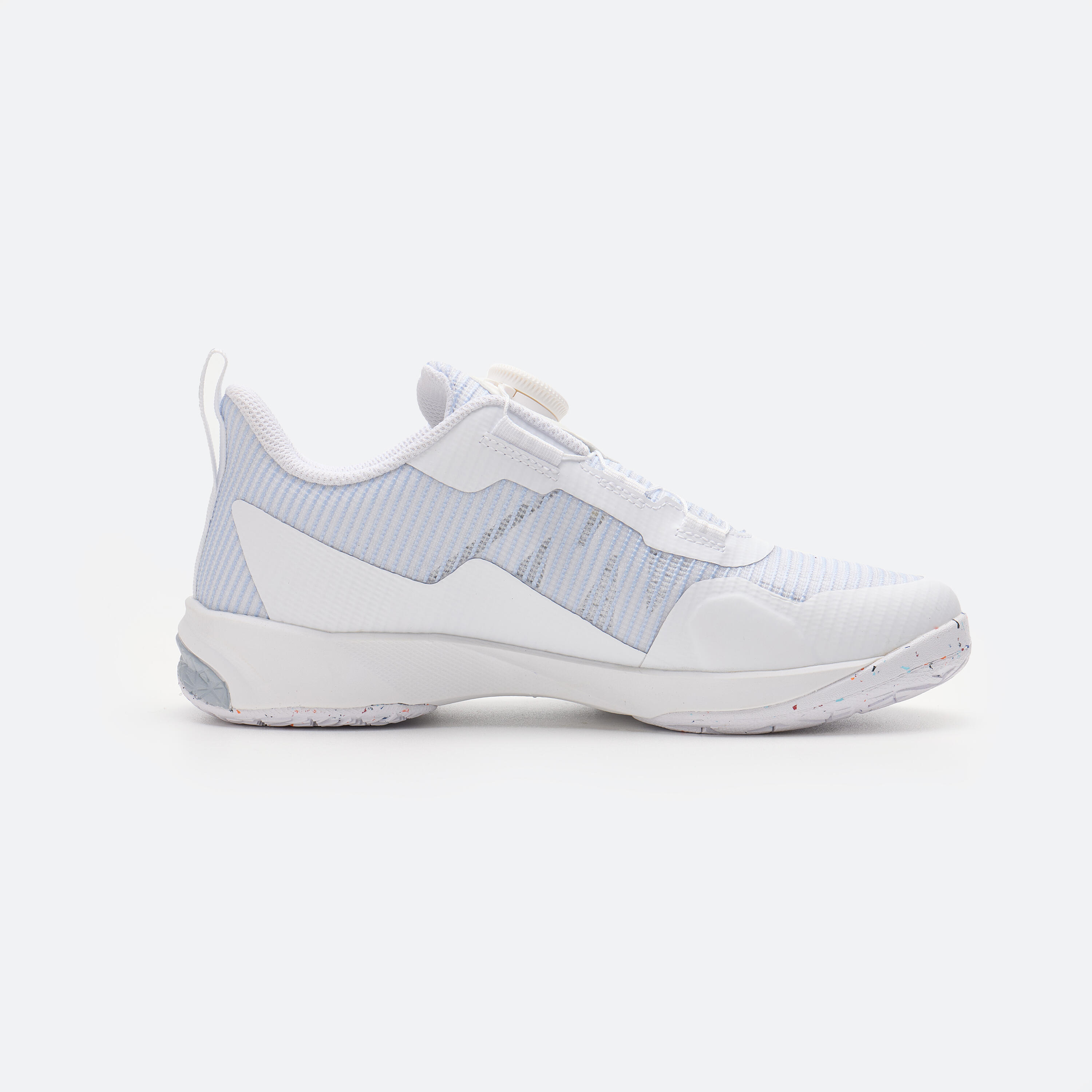 Chaussures De Badminton Légères Respirantes - Laçage Automatique, Intérieur, Semelle Gomme, Stabilité