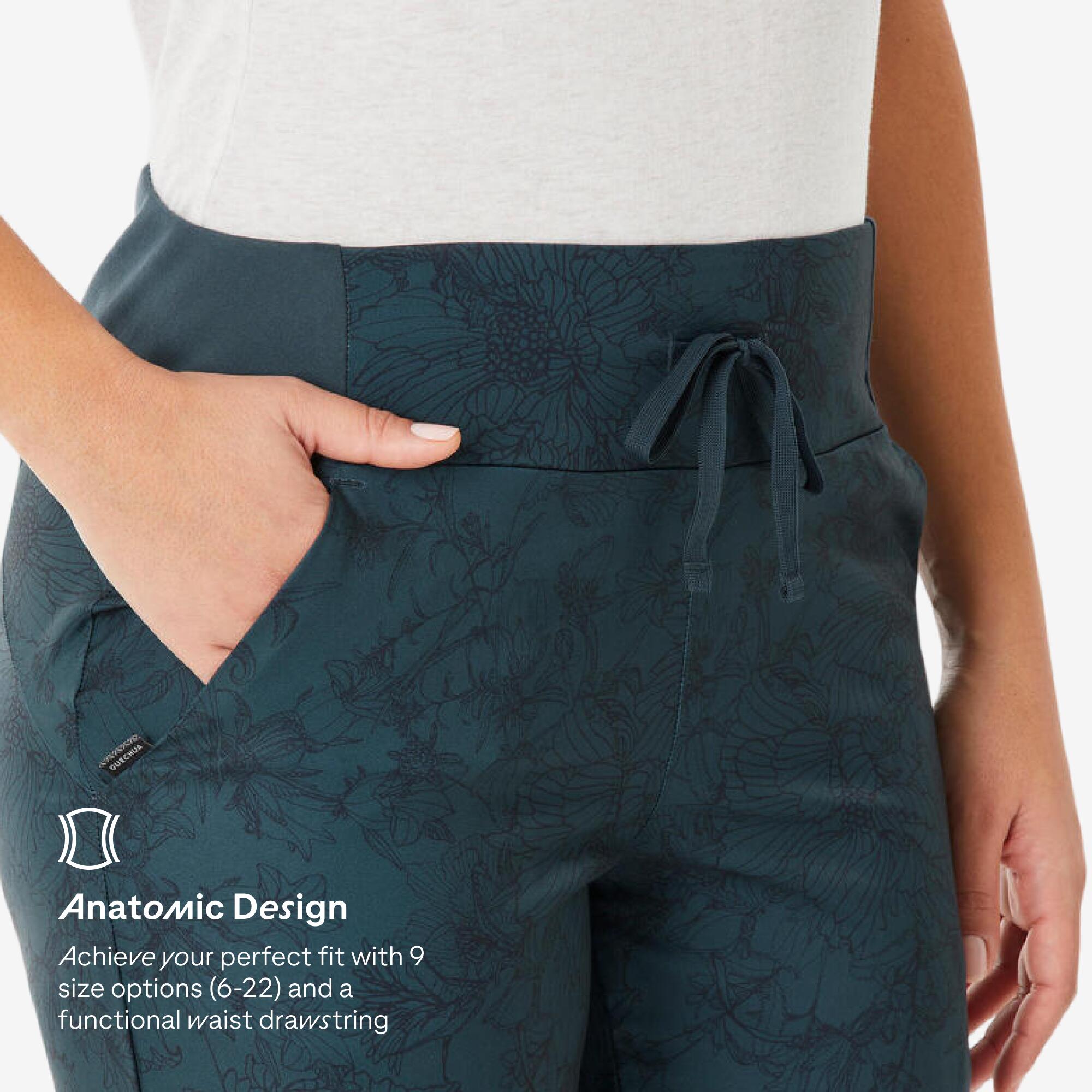 Women’s hiking trousers, NH100 - Blue