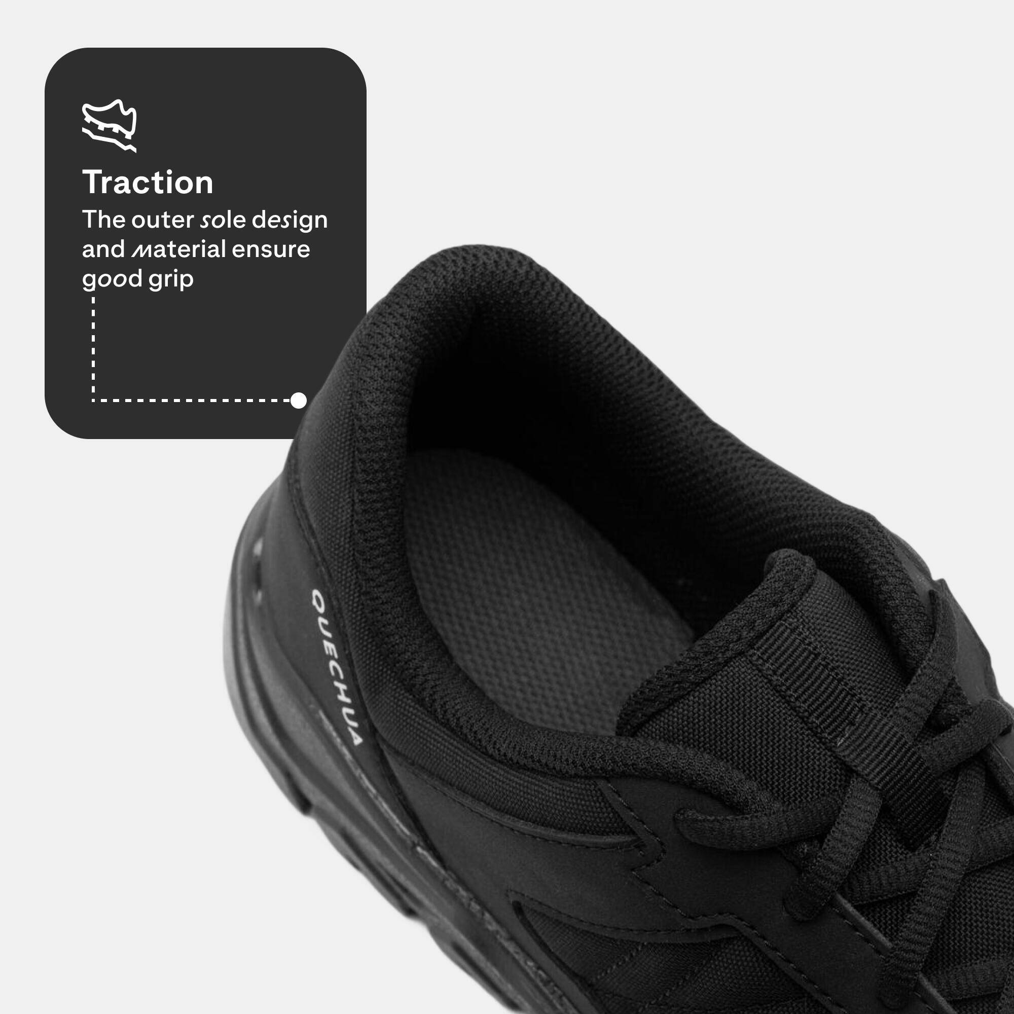 Men’s hiking boots NH50 - Black -  3