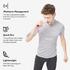 Men Dry Fit Activewear T-Shirt Light Grey - MH100