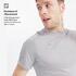 Men Dry Fit Activewear T-Shirt Light Grey - MH100