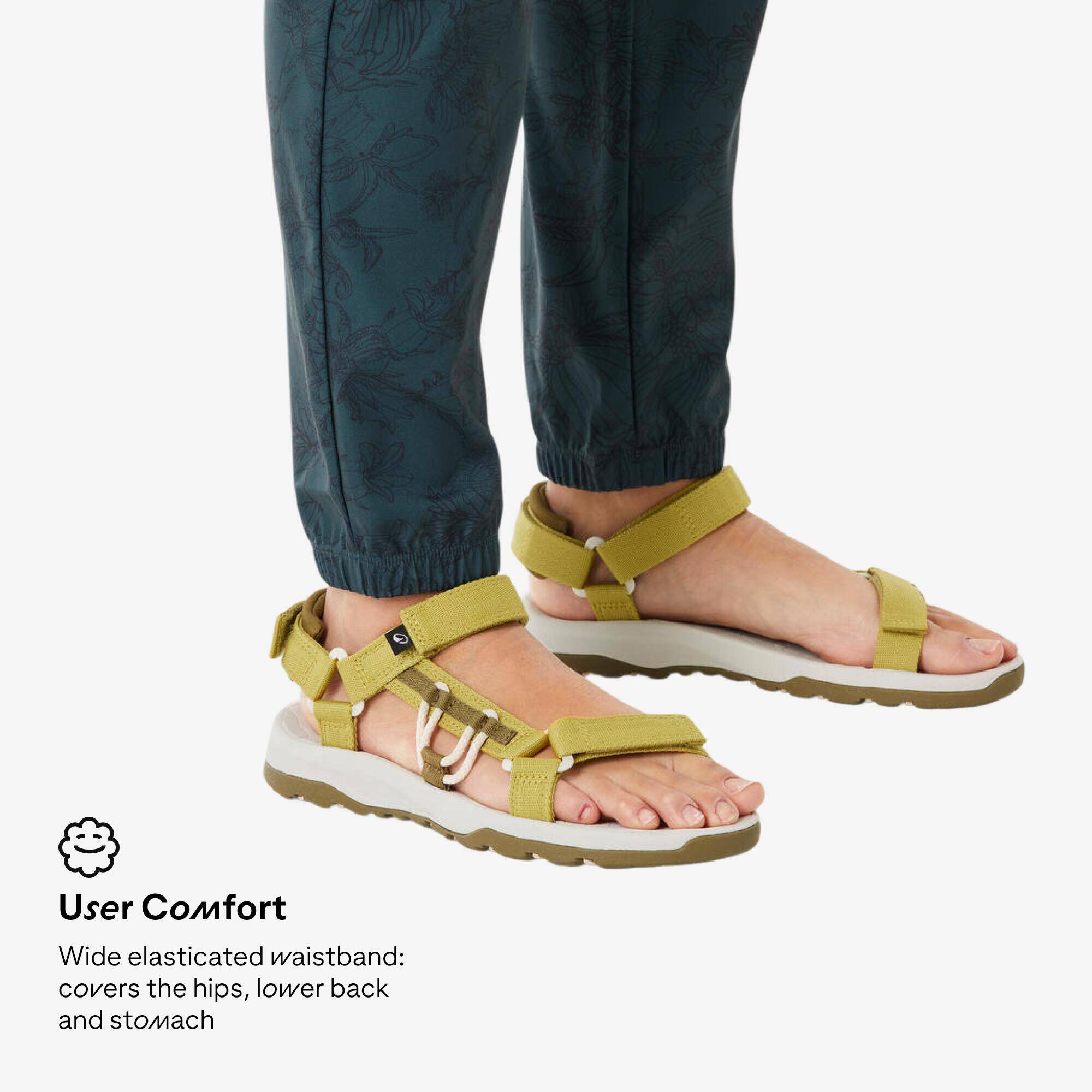 Women’s hiking trousers, NH100 - Blue -  4